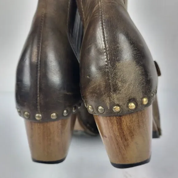 Dansko Rihanna Women's Buckle Studded Ankle Boot Heeled Elastic EU 40 US 9.5–10 - Picture 9 of 16